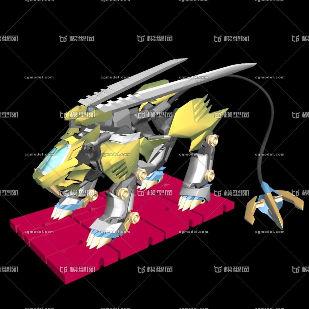 zoids wild  盾狮 机器动物 机器狮子 机器老虎