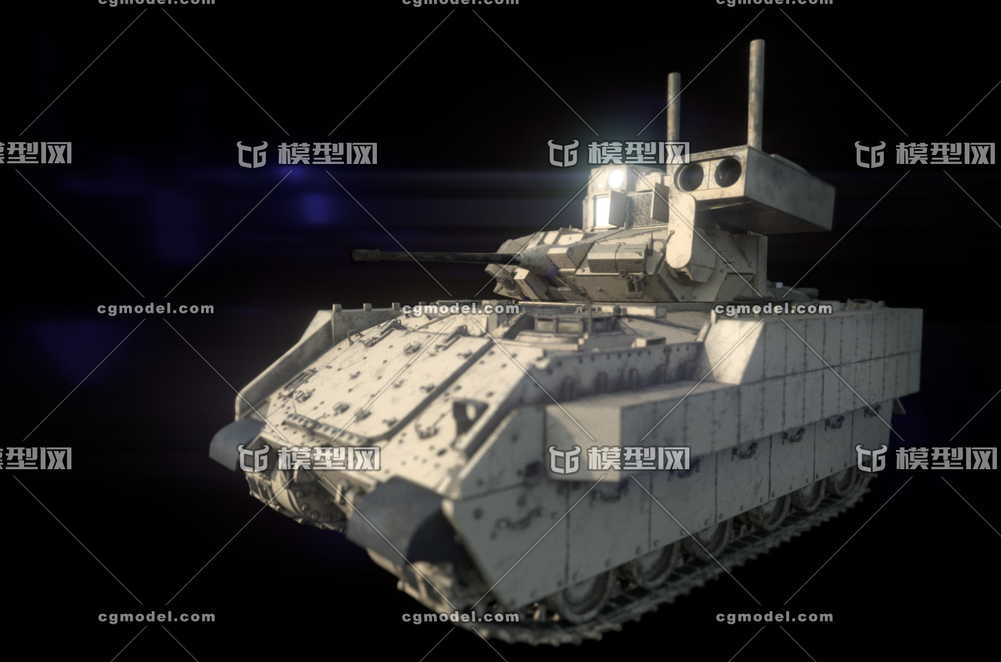m3a3 busk iii 布莱德利 骑兵战车模型-装甲车/坦克模型库-maya(.ma/.