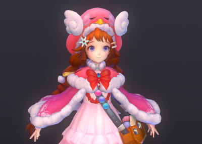 卡通 可爱 日漫 萌妹子 魔法少女 魔导士 魔导师 女祭司 斗篷 披风