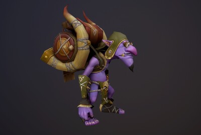 卡通 哥布林商人  地精  妖怪   妖精  goblin