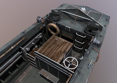 写实希金斯登陆艇   舰  二战海战 明星兵器 美国制造 us higgins