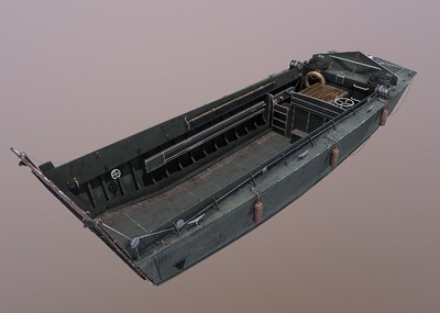 写实希金斯登陆艇   舰  二战海战 明星兵器 美国制造 us higgins