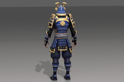 次世代日本武士武士铠甲中世纪日本幕府战国时期服装武将古代武士道