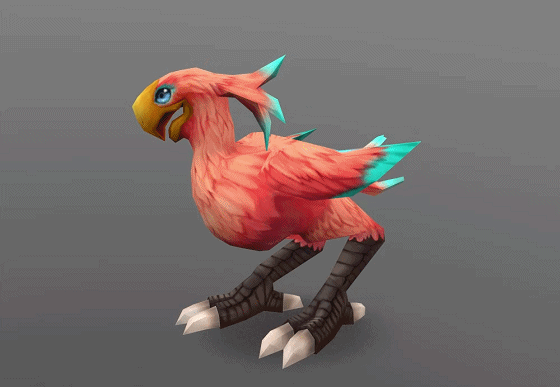 巨鸟兽 带完整动画 ,史前怪鸟 卡通大鸟 巨鸟