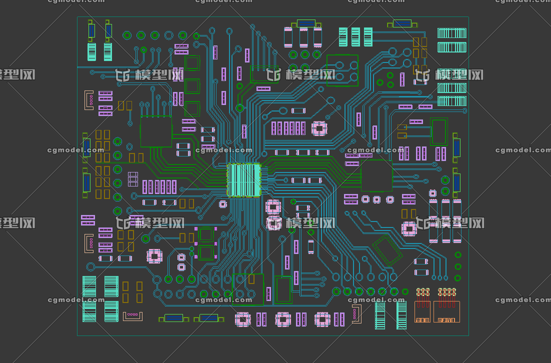 電路板集成電路pcb電子元件