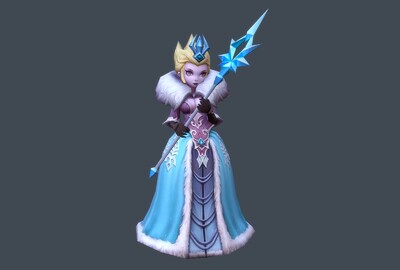 卡通 q版 冰雪女王 ice queen 冰雪奇缘