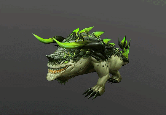 精致 爬行怪兽 沼泽怪物 手绘爬行毒兽 【有动画】 monster