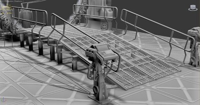 超酷 科幻传送门 精致高模 时空穿梭门 写实模型 科幻场景 魔法门