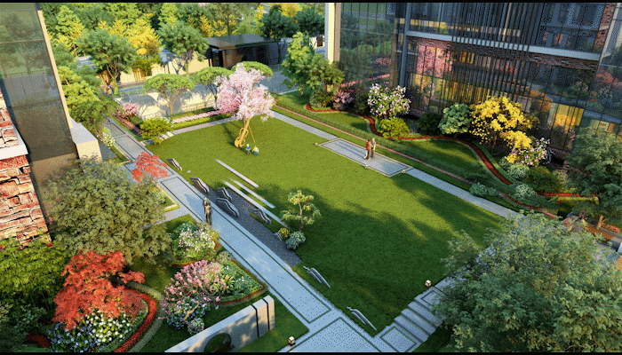 新中式园林 园林景观 景观园林 广场 大广场 新中式广场 庭院景观 楼