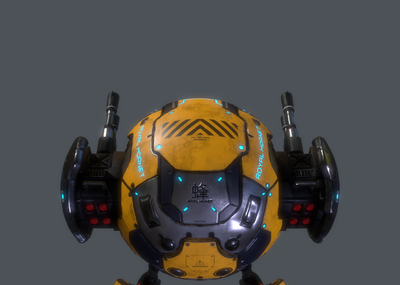 科幻概念球型机甲模型-机器人/机甲模型库-3ds max(.max)模型下载-cg