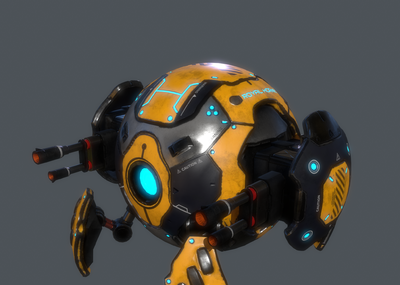 科幻概念球型机甲模型-机器人/机甲模型库-3ds max(.max)模型下载-cg