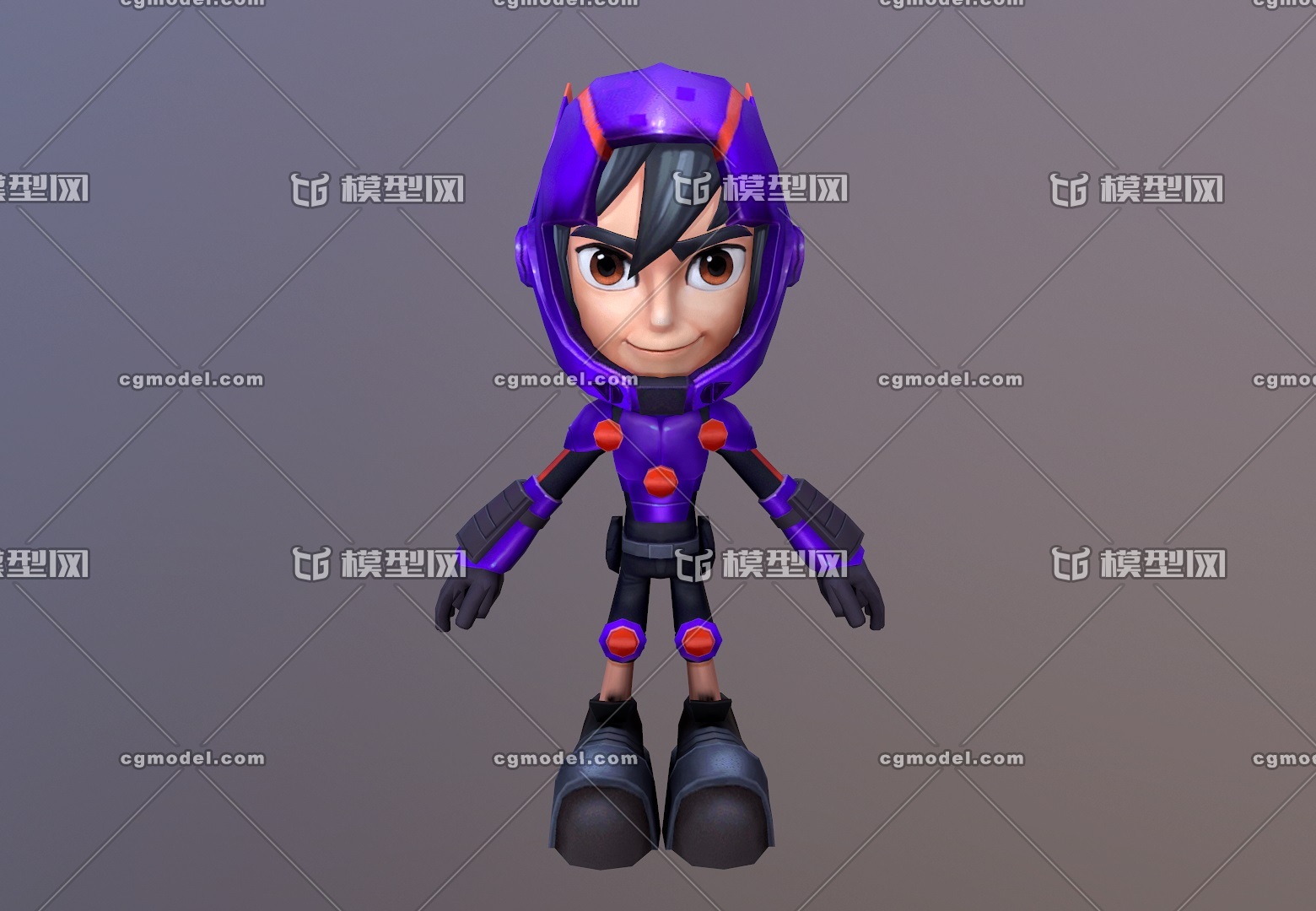 q版滨田宏卡通超能陆战队角色