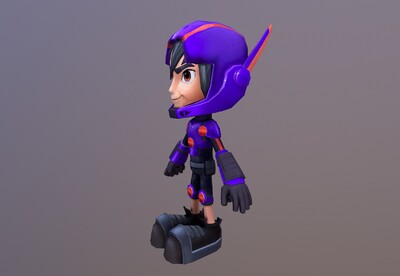 q版滨田宏卡通超能陆战队角色