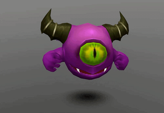 独眼怪有动画卡通蝙蝠小怪小恶魔