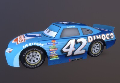 赛车总动员-卡尔韦瑟斯  标准四边面 玩具赛车 cars