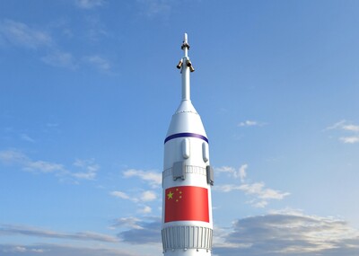 运载火箭场景,火箭升空,火焰喷射,max场景,起飞,航空航天,rocket,片头