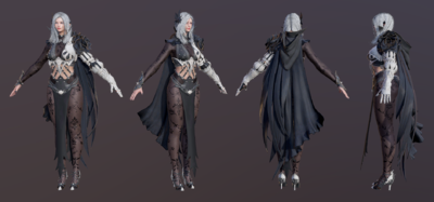 次世代 PBR模型-女人模型库-3ds Max(.max)模型下载-cg模型网