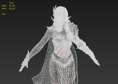 次世代 PBR模型-女人模型库-3ds Max(.max)模型下载-cg模型网