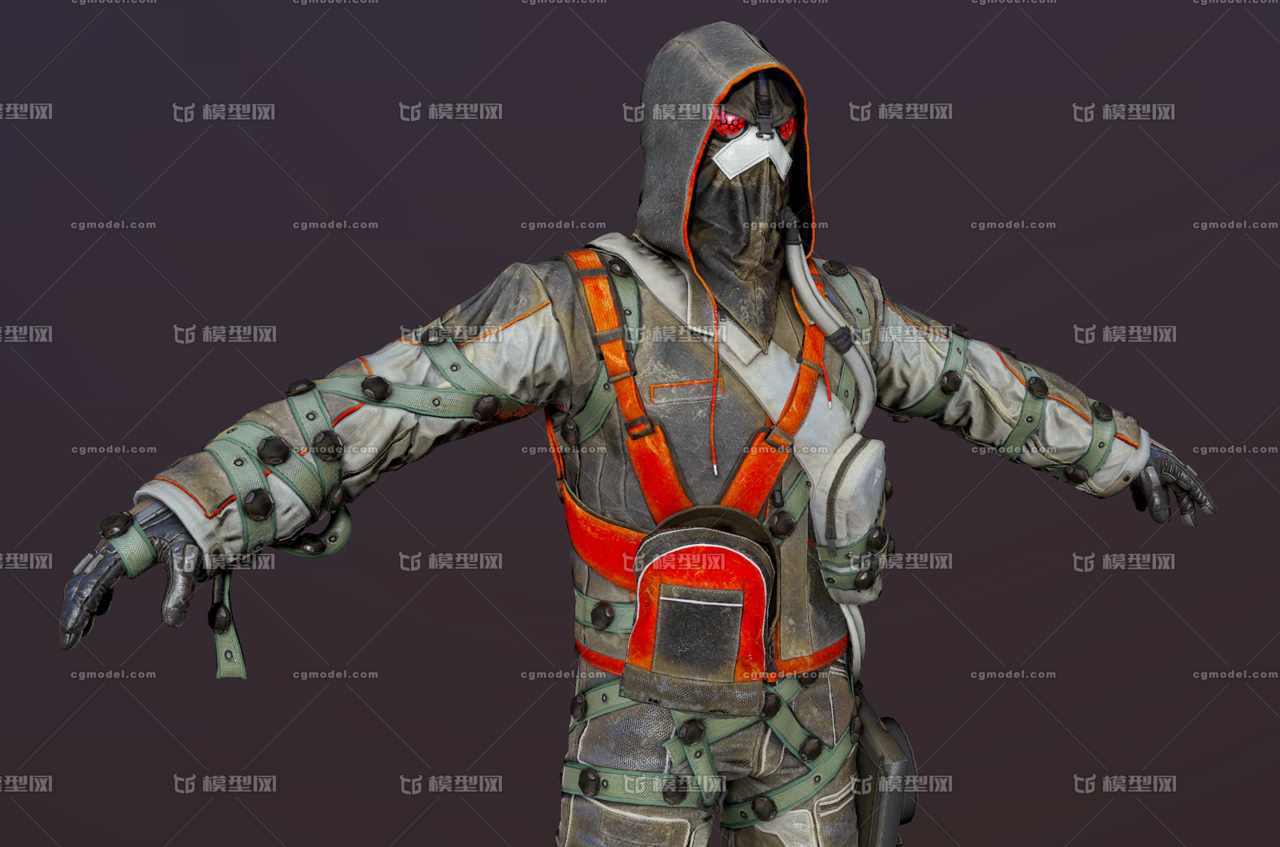 次世代 pbr 机甲士兵 机器人 ai 人工智能 科幻战士 太空服 高科技