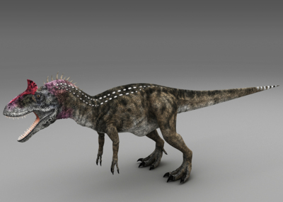 冰脊龙 cryolophosaurus 冰棘龙 冻角龙 恐龙
