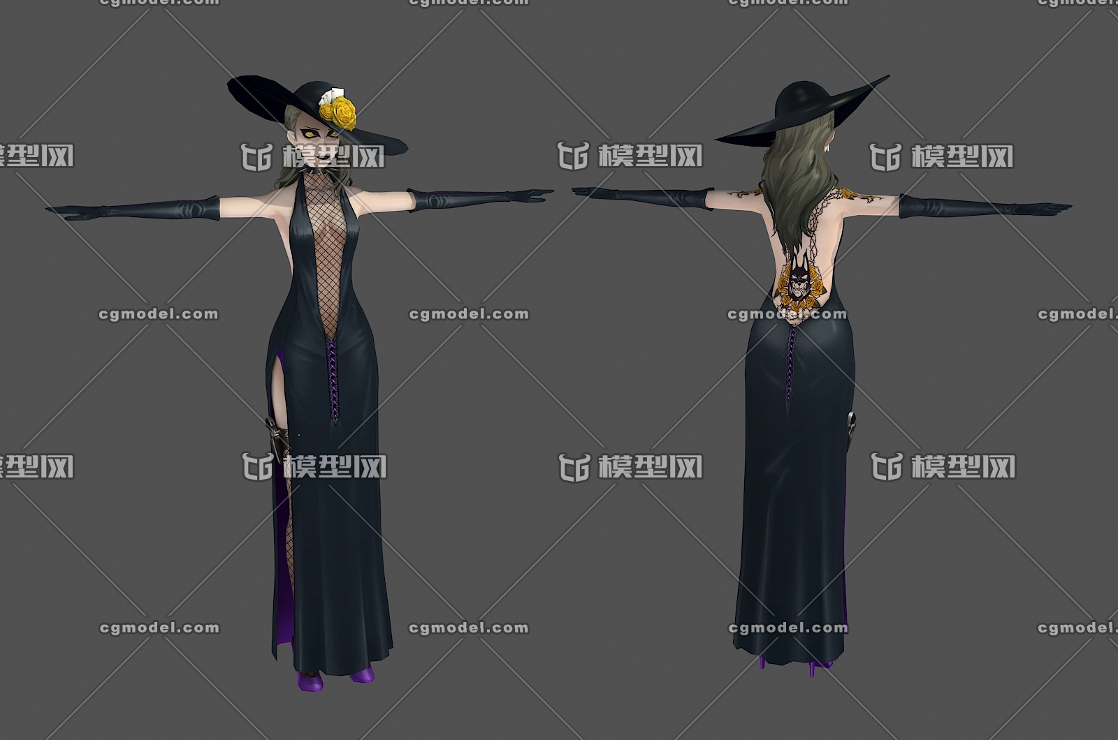 卡通q版御姐杀手 二次元 动漫 日韩风 特工 熟女 少