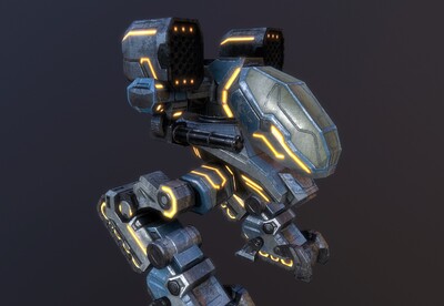 次世代 眼镜蛇动力机甲  【简模】2k 机械装甲  mech