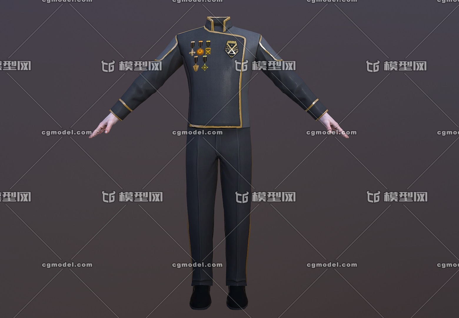 次世代  星际指挥官服饰 战舰指挥官衣服 commander suit