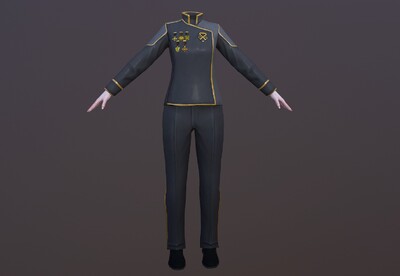 次世代 女星际指挥官服饰 战舰指挥官衣服 commander suit