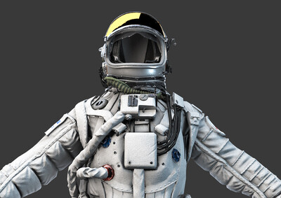 pbr次世代 宇航服 宇航员 宇宙探索 太空服 航天服 飞行装备 科技科幻