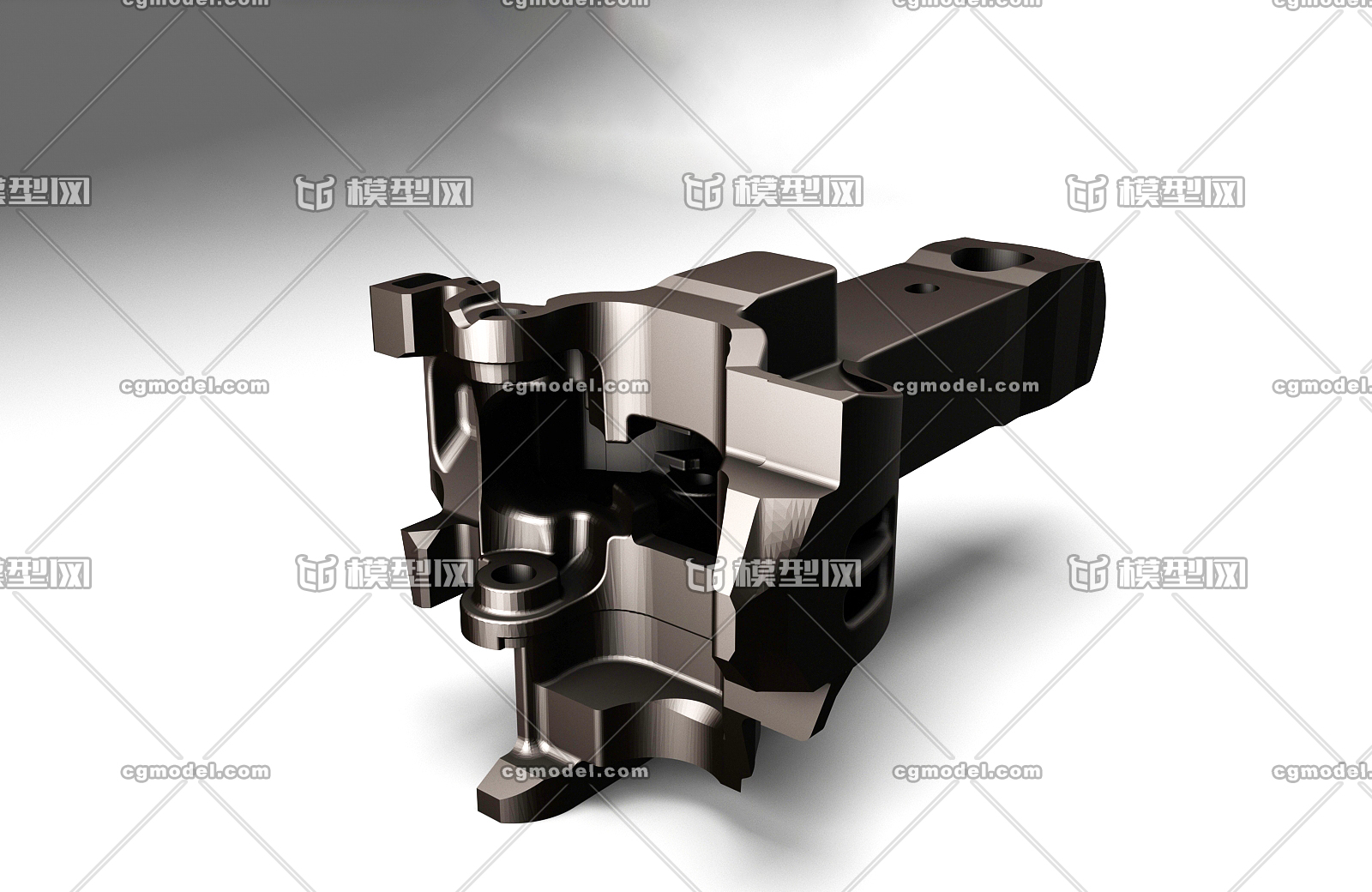 车钩 火车挂钩 火车车钩_空城5929作品_车辆车辆部件_cg模型网