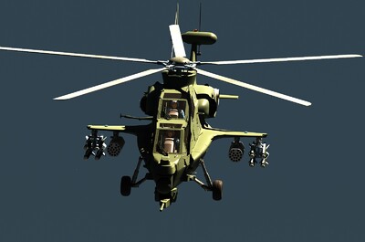 中国陆军航空兵直十武装直升机