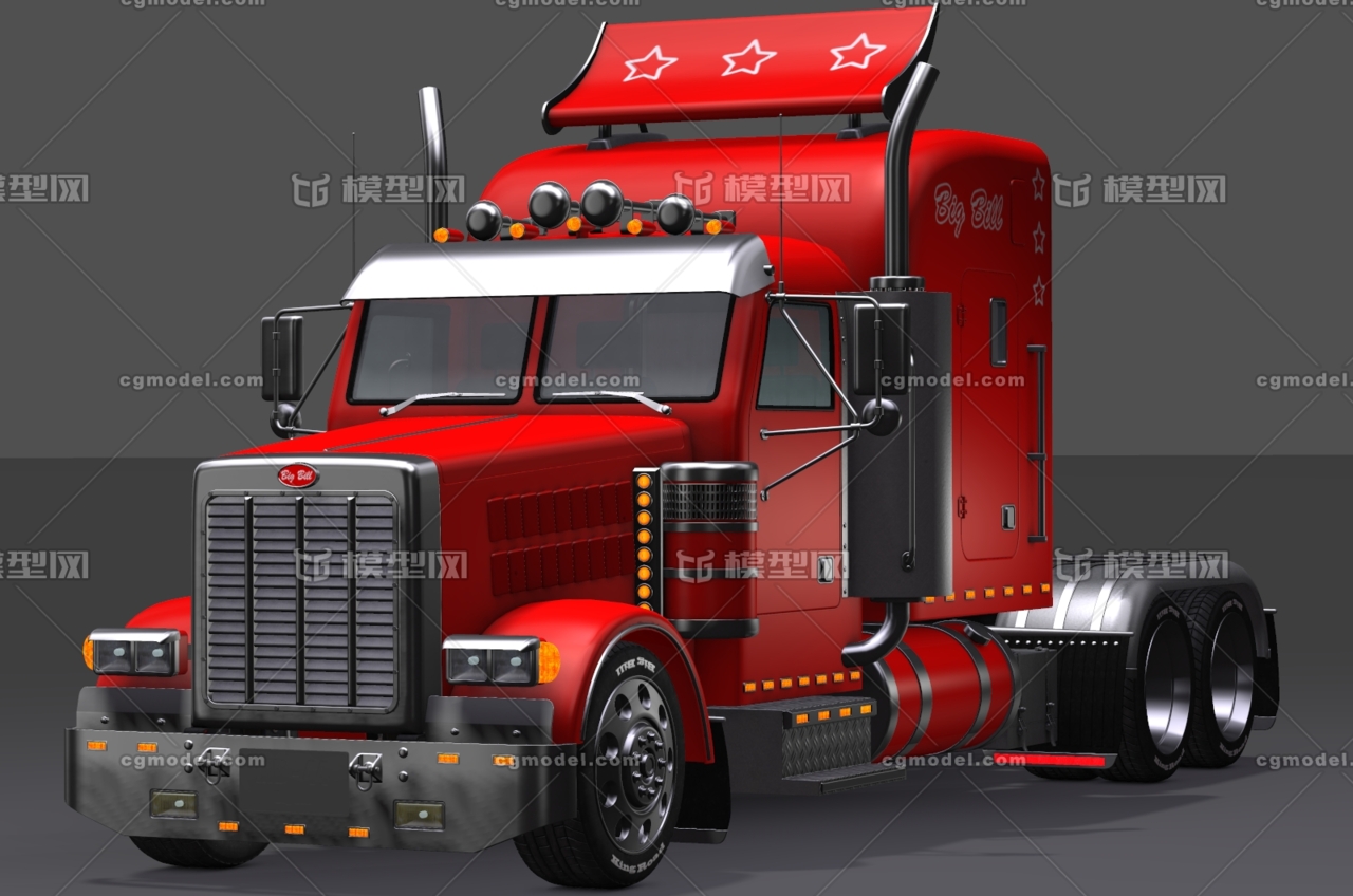 卡车 重卡 卡车头 货运车 运输车 大卡车 大货车 擎天柱重型卡车头
