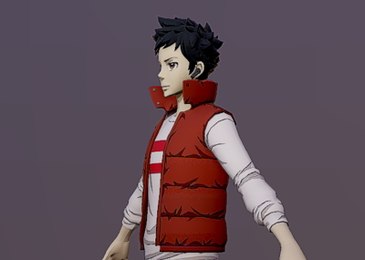 帅气 少年 男路人 休闲装 钓鱼装 男青年 学生 工人 羽绒背心 冬装