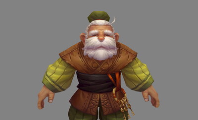 老村长 白发老人 古代老人 老爷爷 老者 长者 老叟