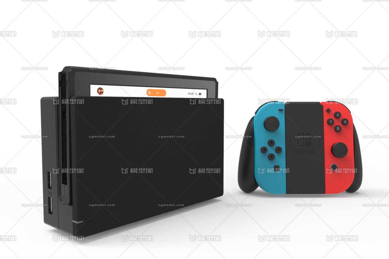 NINTENDO SWITCH模型-电脑设备模型库-STEP(.stp)模型下载-cg模型网
