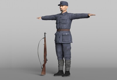 八路军 第十八集团军 国民党 红军 解放军 高精度写实军人模型 写实