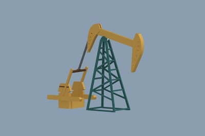 磕头机简单 _wjs1314作品_建筑公共设施_cg模型网