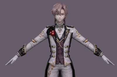 二次元卡通 英伦王子  帅气王子殿下 贵族 伯爵