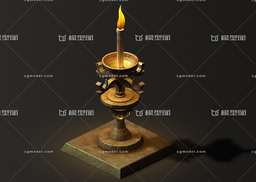 古代蜡烛,古人,一支_文秘苑图库
