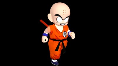 龙珠 库林 小林 秃林 光头 卡通 童年 可打印 有骨骼