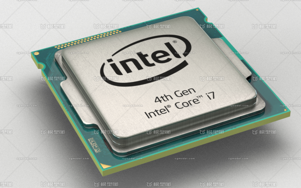 intel处理器 ,i7,cpu,中央处_wm721110作品_电子电器电脑设备_cg模型