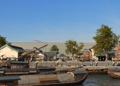 长安 唐朝 码头 古代船只 古代运输 货船 海上丝绸之路 西洋船 中国