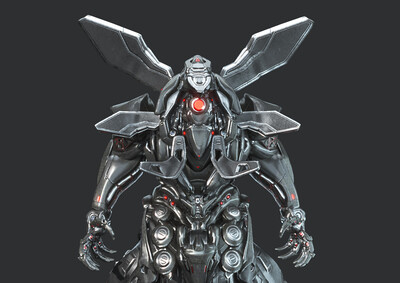 次世代pbr 半人马机甲 战斗机甲 战争机器人 robot ai 赛博朋克 变形