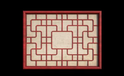 中国古典故宫雕花窗户_大铁锤仙女作品_场景古代场景_cg模型网