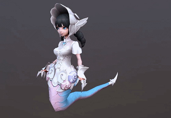 带动画 卡通 蛇蝎女妖 q版女蛇妖 蛇女