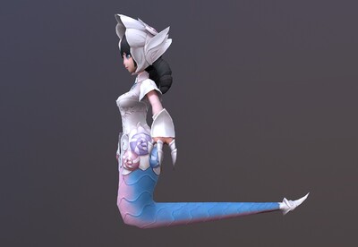 带动画  卡通 蛇蝎女妖 q版女蛇妖  蛇女