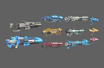 次世代 未来武器 枪械 激光枪 脉冲枪 激光炮 脉冲炮 科幻武器 离子炮