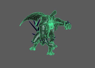 [*终幻想]_小怪龙_001_xhxtx2作品_人物异形怪物_cg模型网