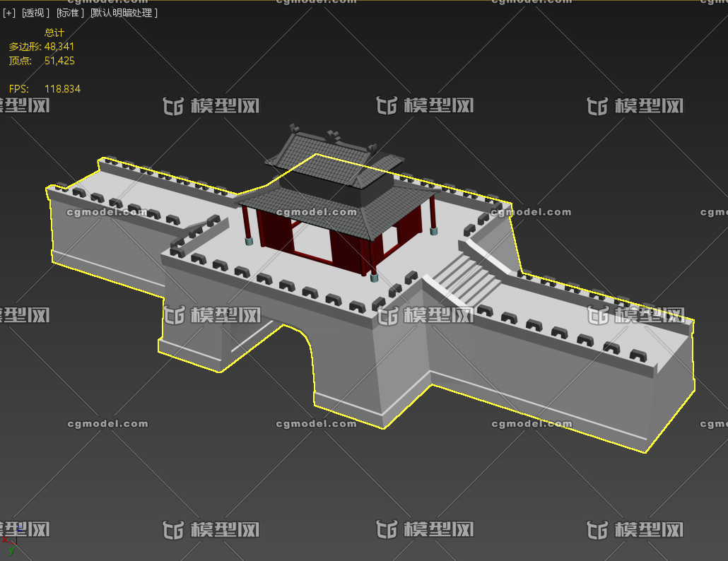 及其簡陋的城牆新手建模