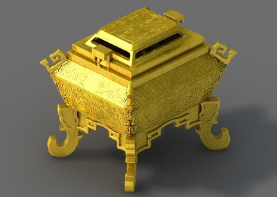 鼎 三足鼎 青铜鼎 云鼎 大鼎 炉鼎 青铜鼎 八方